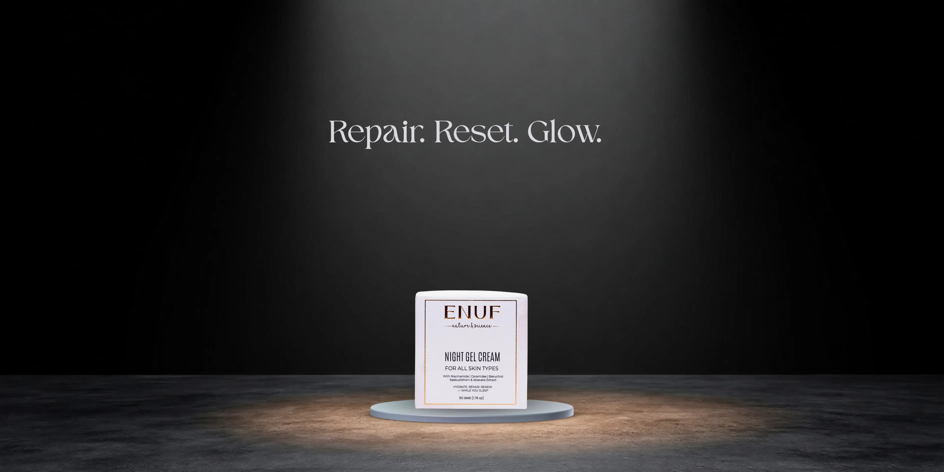 Night gel cream banner image