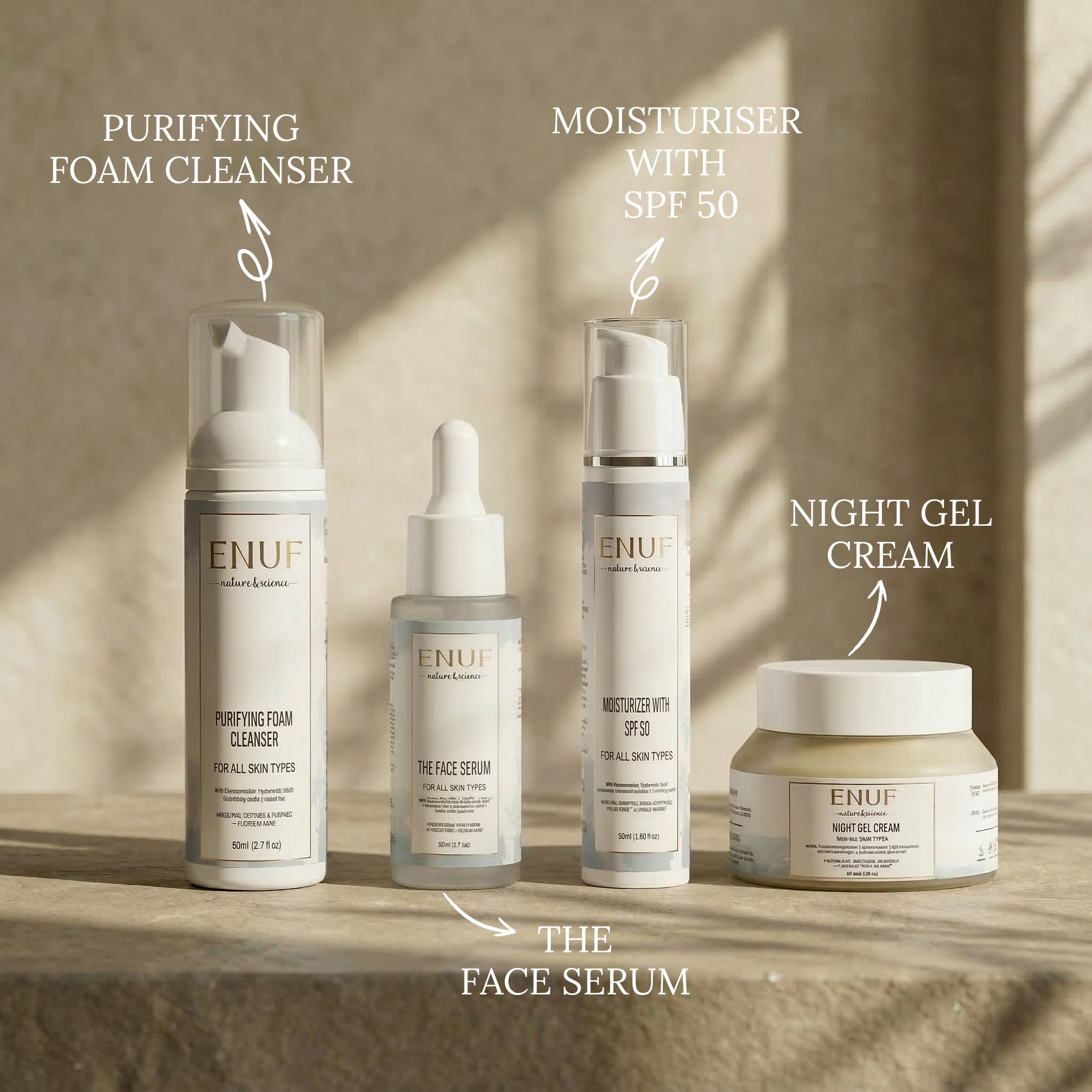 ENUF Complete Skincare Routine Kit