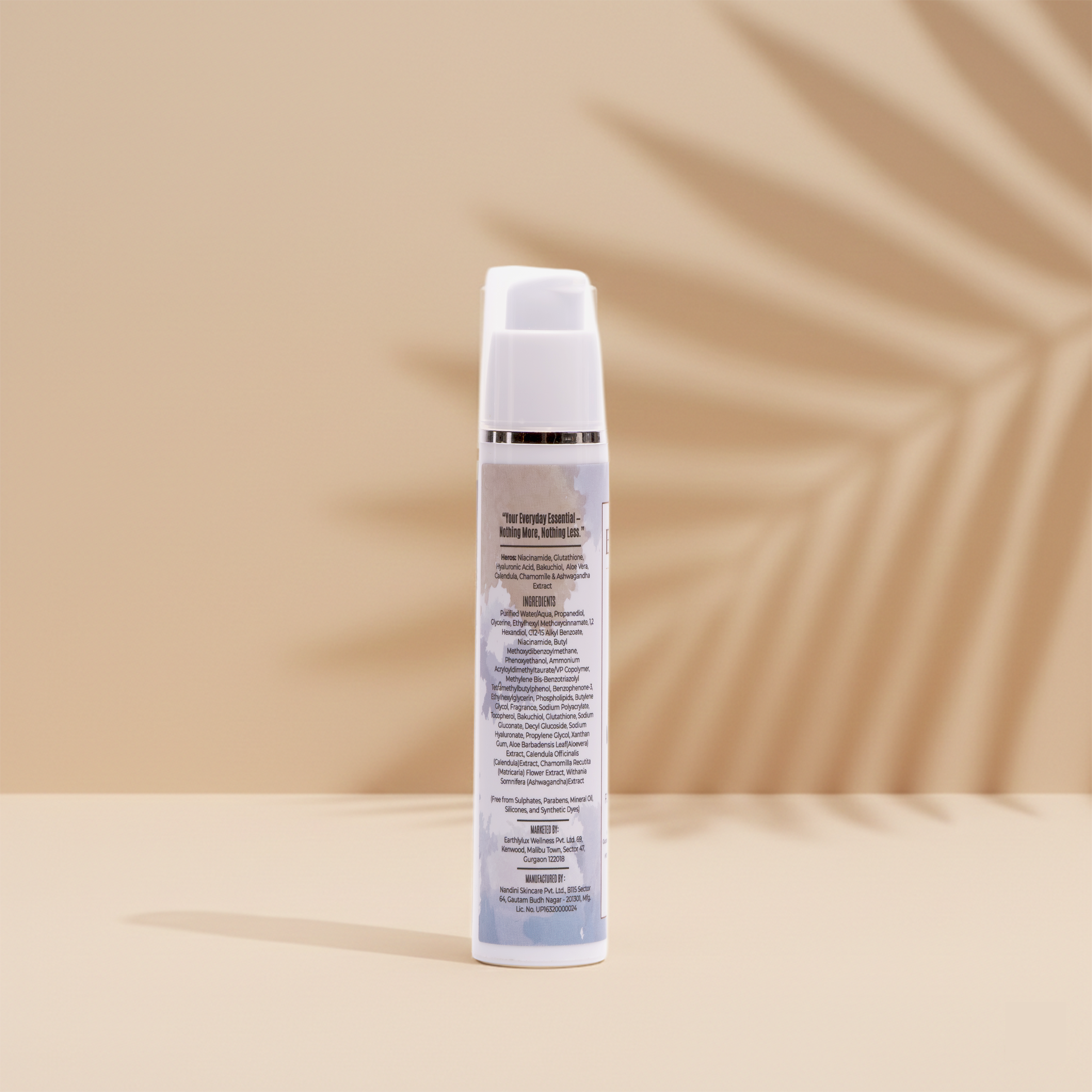 Moisturiser with SPF 50