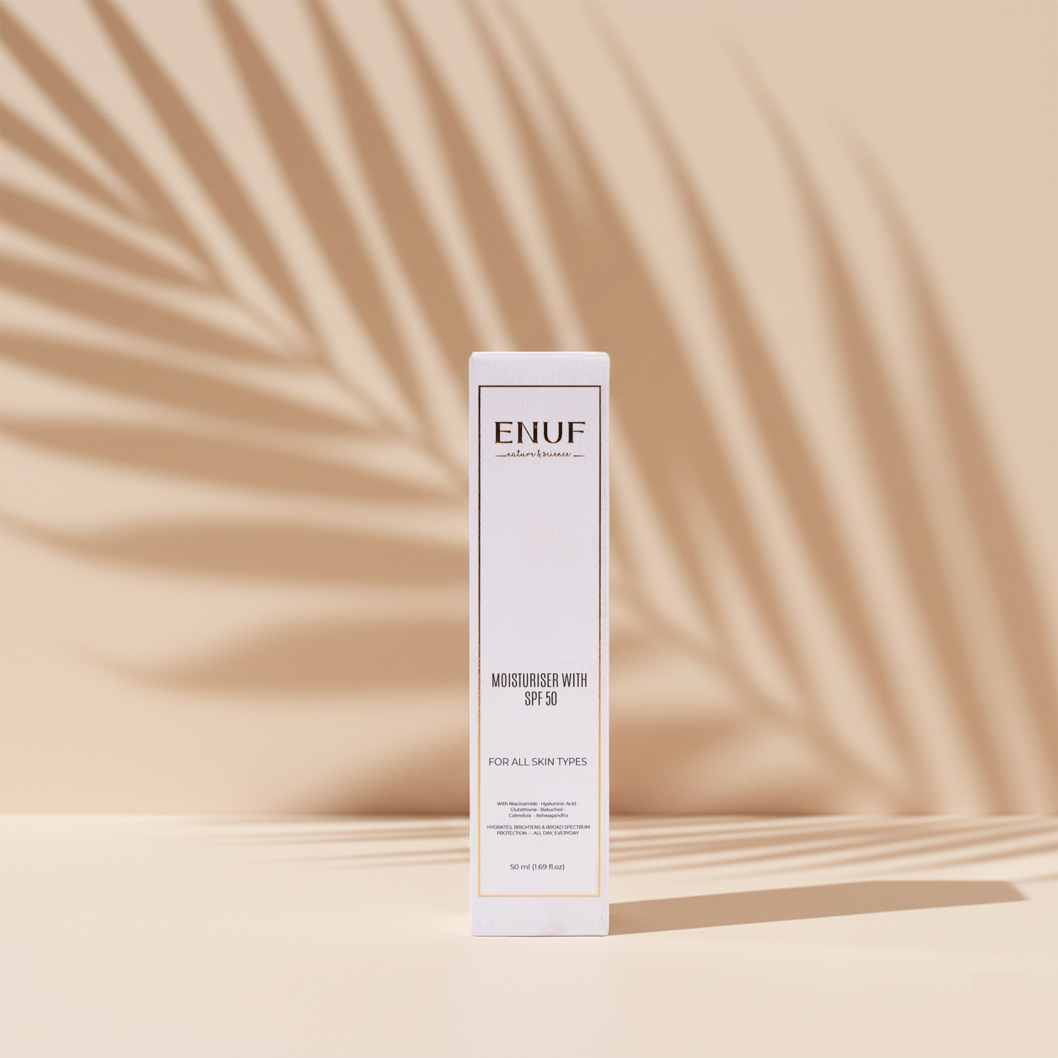 Moisturiser with SPF 50