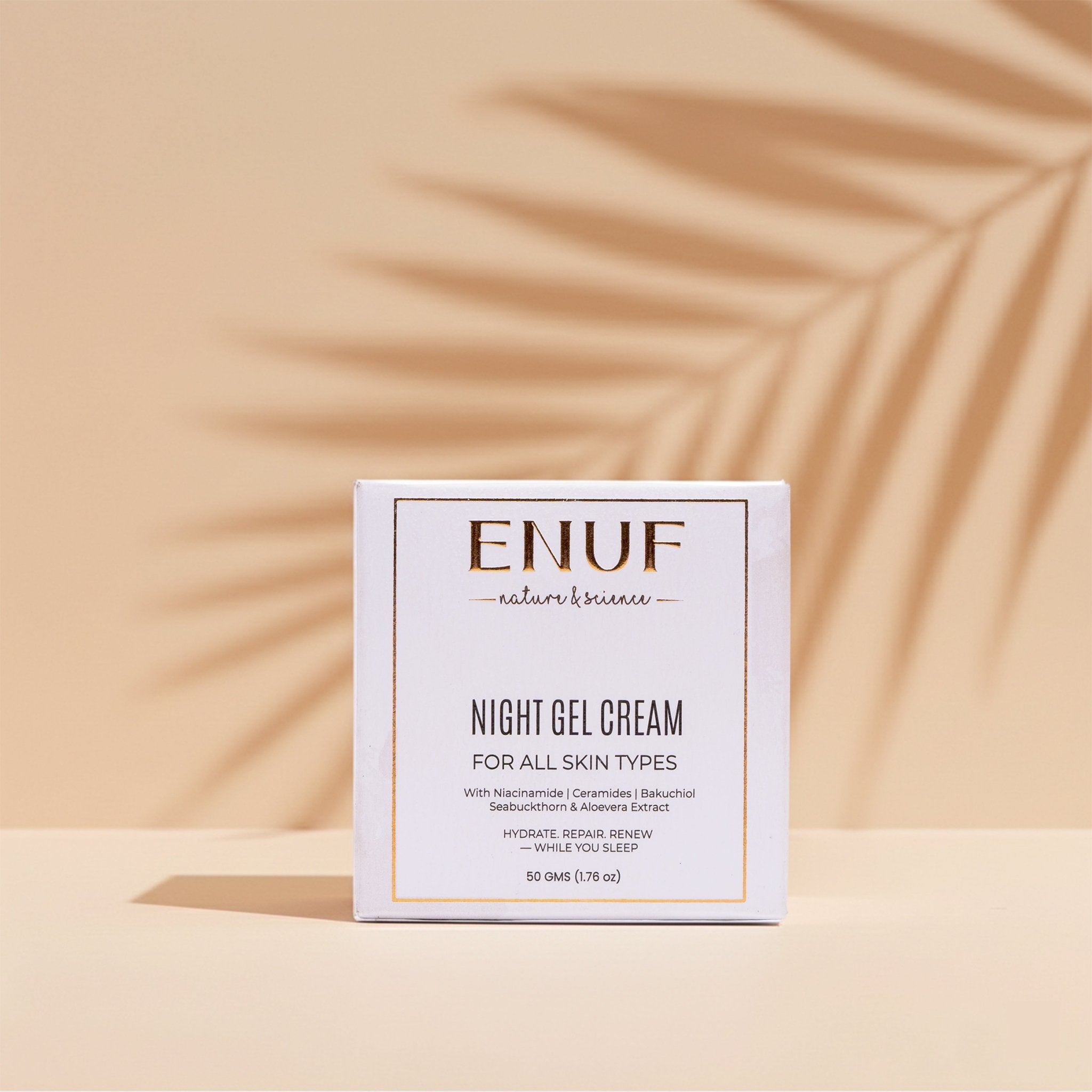 Night Gel Cream by ENUF NAture & Science – for all skin types in India