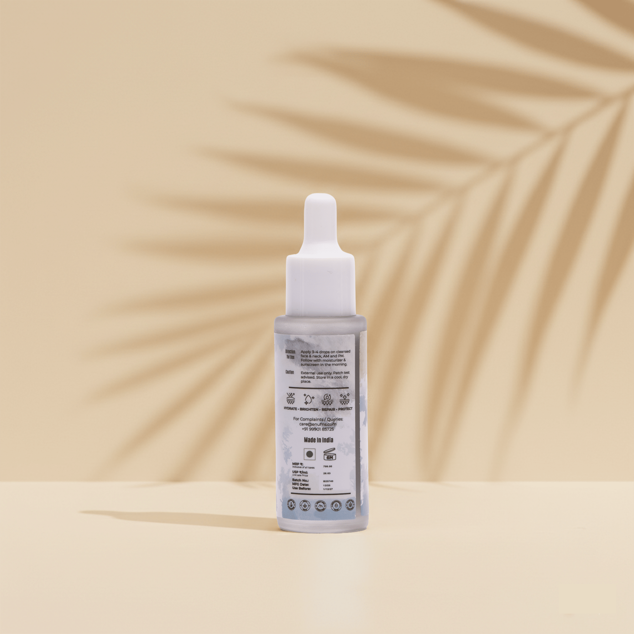 The Face Serum by ENUF NAture & Science – for all skin types in India