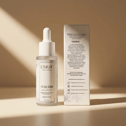 Face serum product closeup